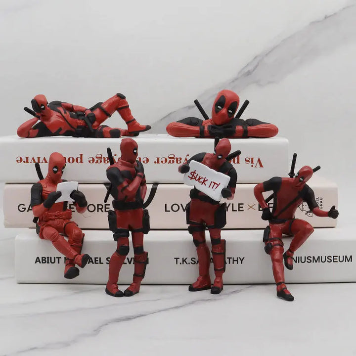 Deadpool poses